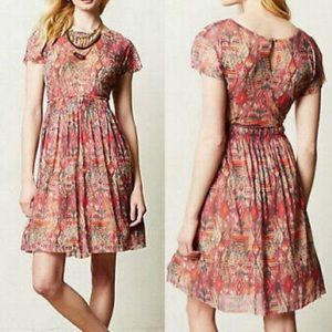 Anthropologie Weston Wear flare  dress size S